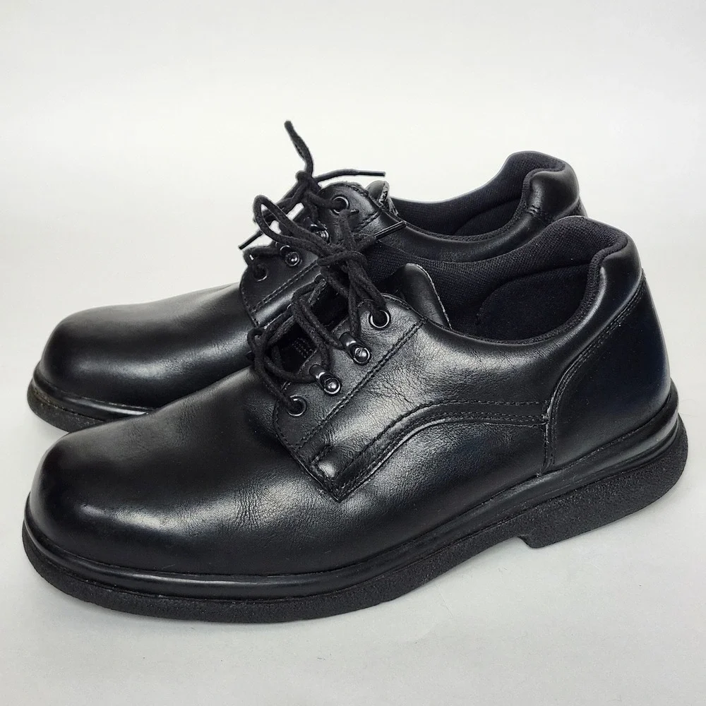 Red Wing 8618 Mens 12 E3 Black Leather Oxford Work Shoes SD Slip Resistant Wide
